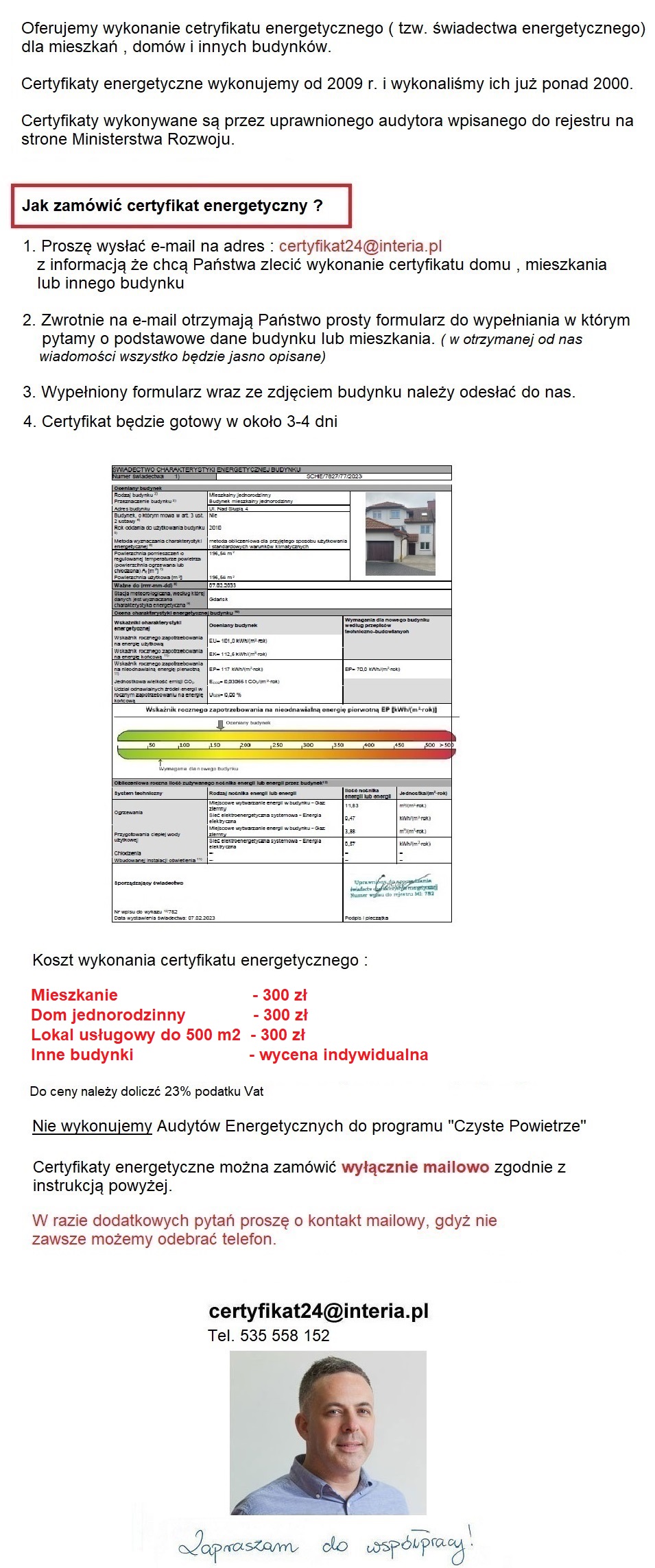 audyty energetyczne domów Gmina Karczmiska